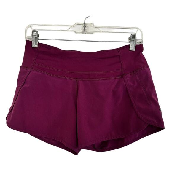Lululemon Women’s Speed Short 2.5" Size 6 Dark Mystic Purple (4-way Stretch)